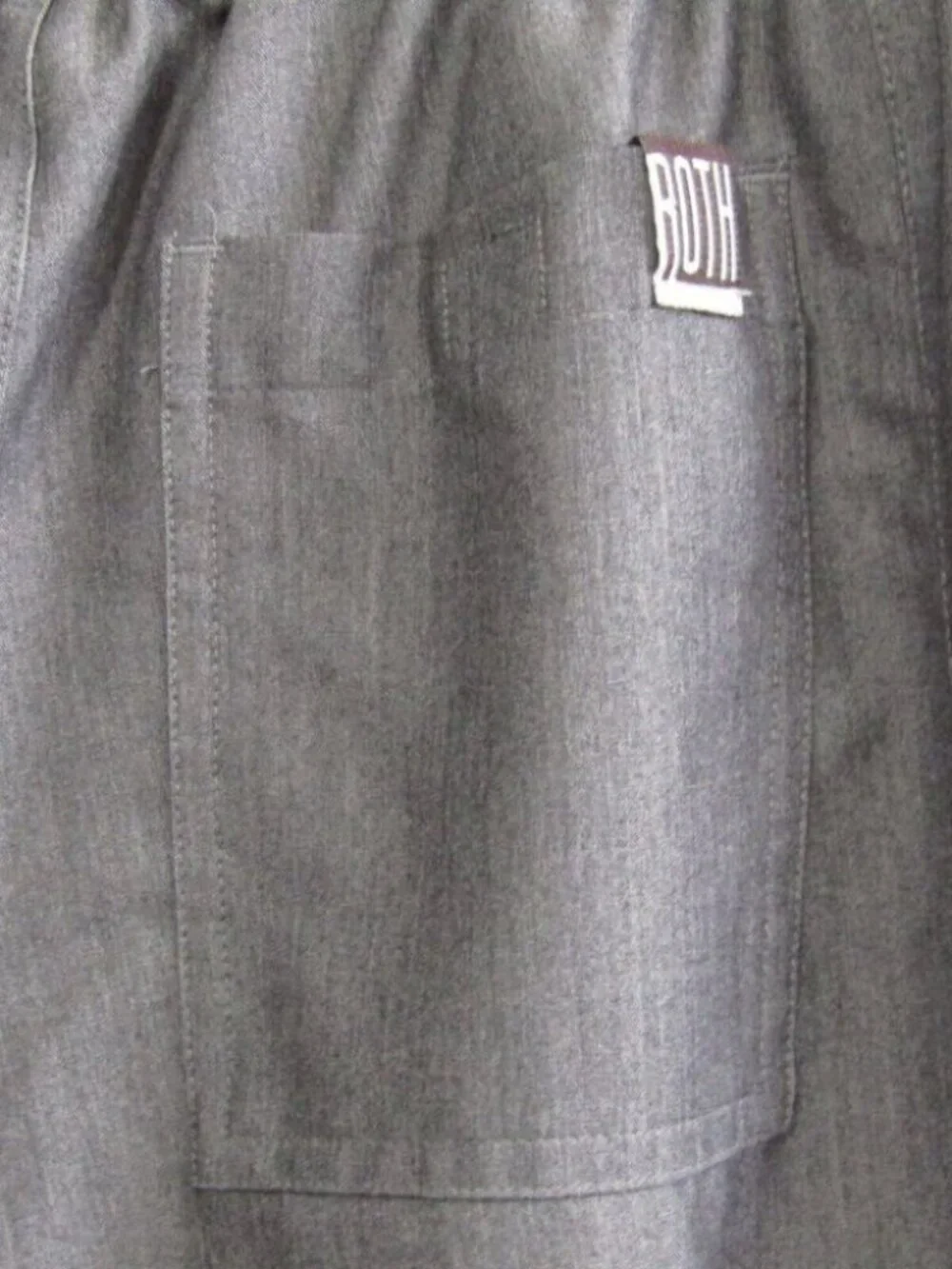 Roth Wear Hutton Straight Leg Gray Scrub Pants Men Sz S 7779 Nurse Vet Tech CNA